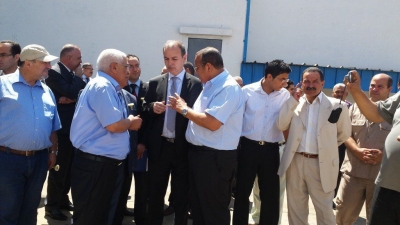 Visite Mr Kamel Ben Naceur ministre de l'industrie de l'énergie et des mines le 12/07/14